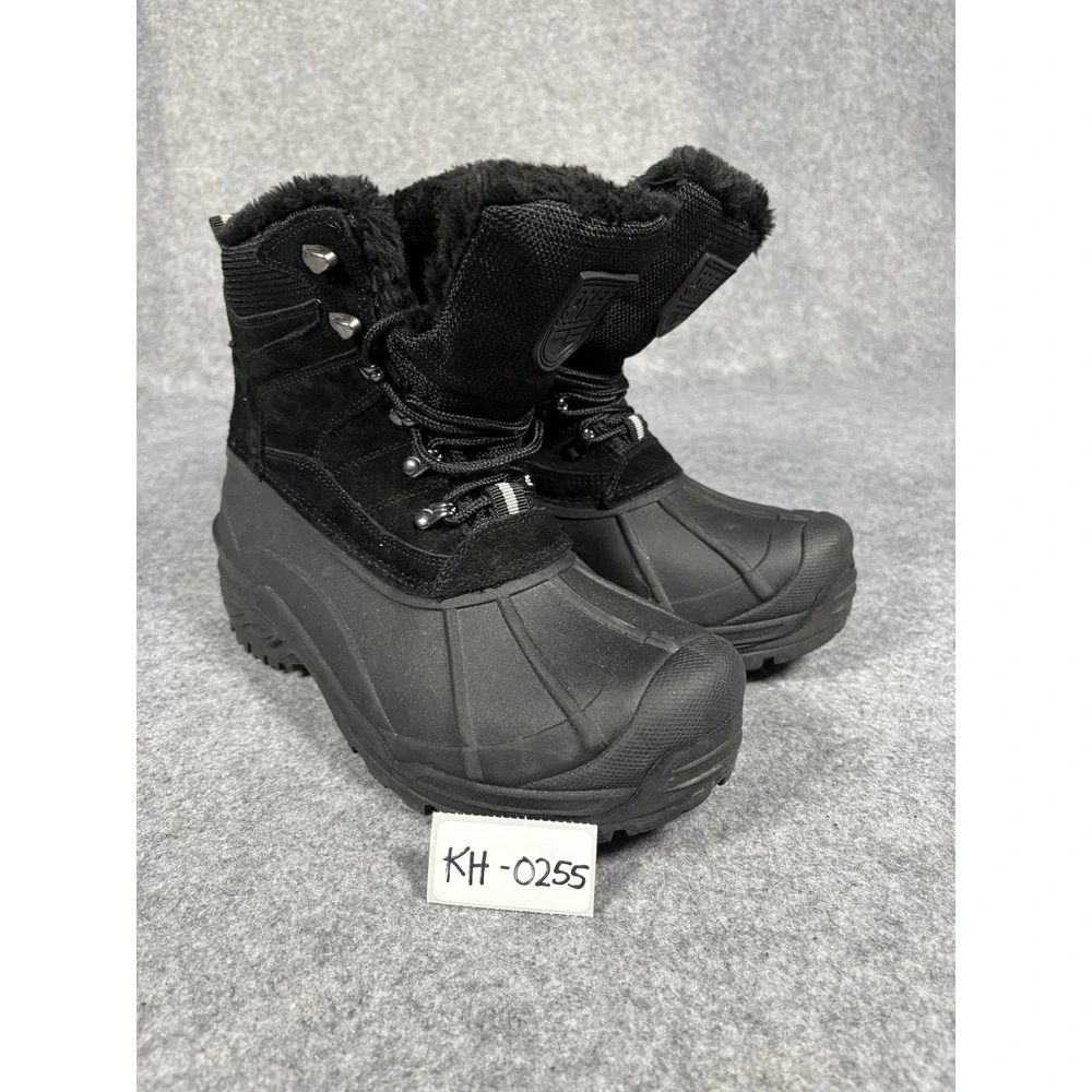Free‎ Soldier Tactical ACC0037 Winter Boots 8 Black Faux Fur Lined Suede